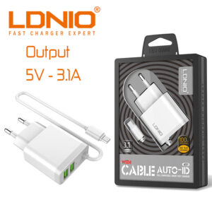 Chargeur LDNIO USB Avec Cable
