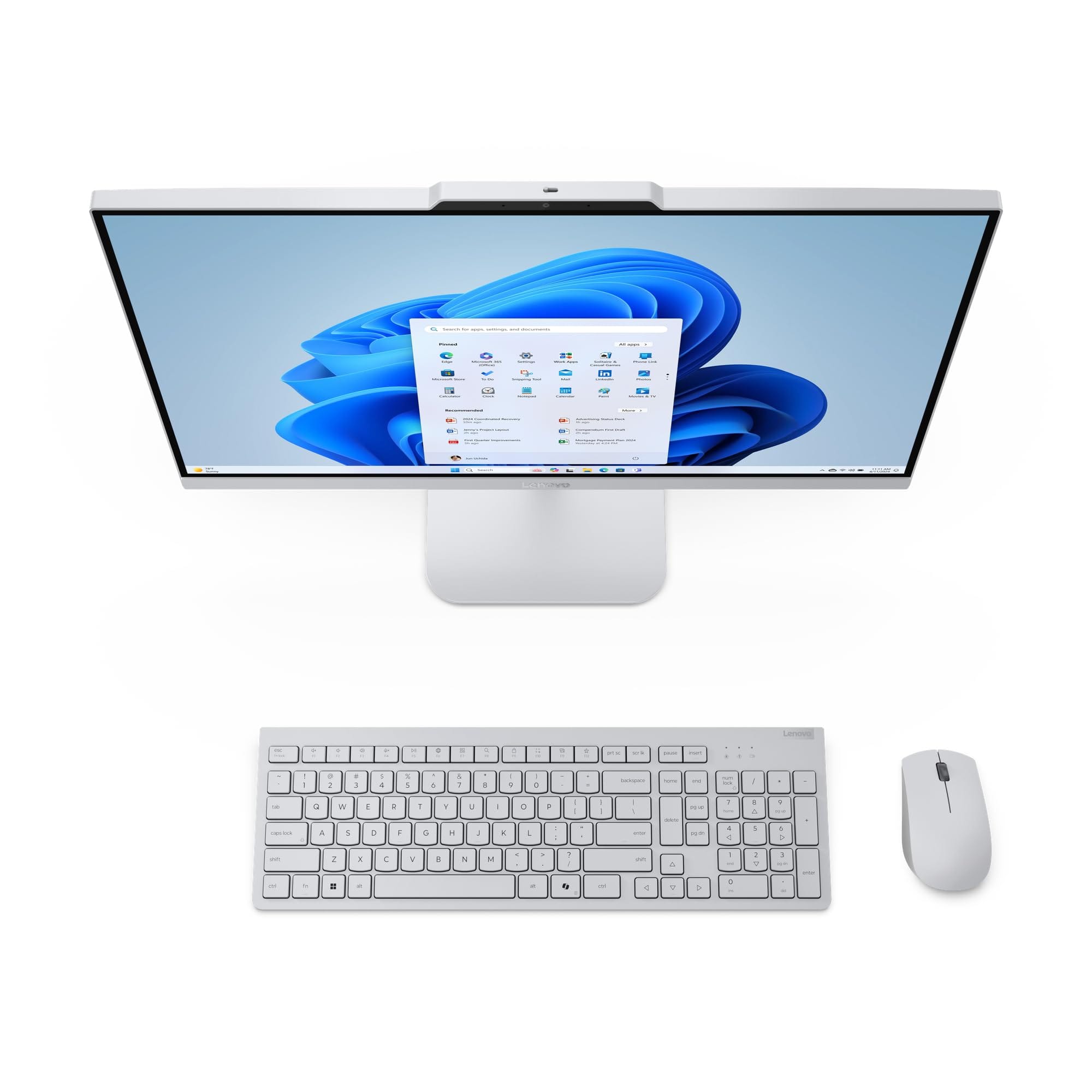 `All in One Lenovo A100 i3-N305 8Go RAM 512Go SSD – Écran 24"