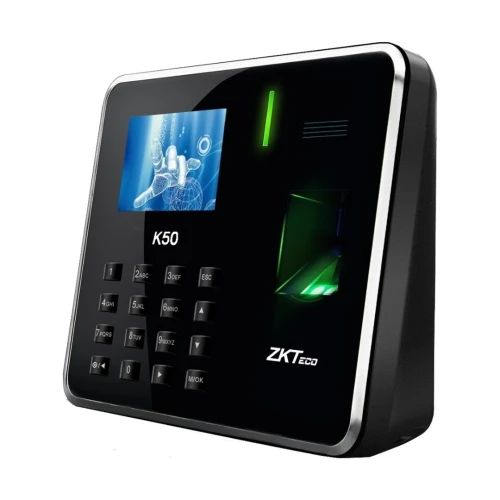 pointeuse zkteco k50 pro empreinte digitale rfid contrôle présence